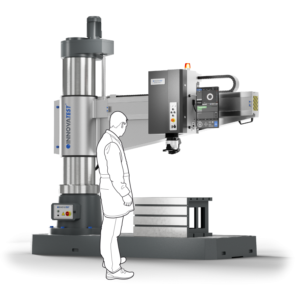 The front of the INNOVATEST Nemesis 9800G2 custom-made universal hardness tester